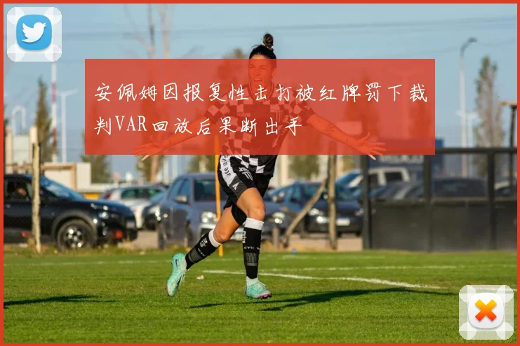 安佩姆因报复性击打被红牌罚下裁判VAR回放后果断出手
